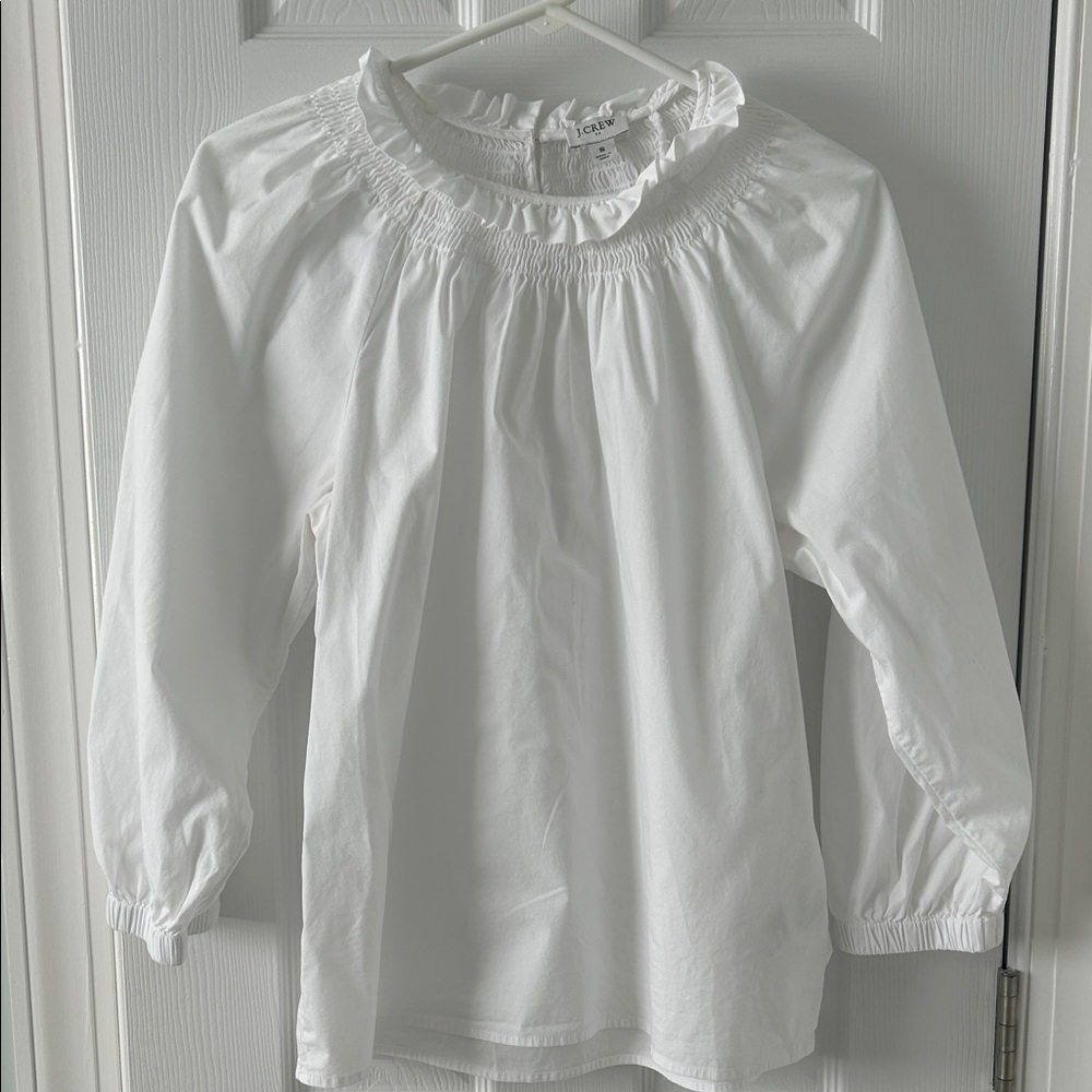 J. Crew White Blouse